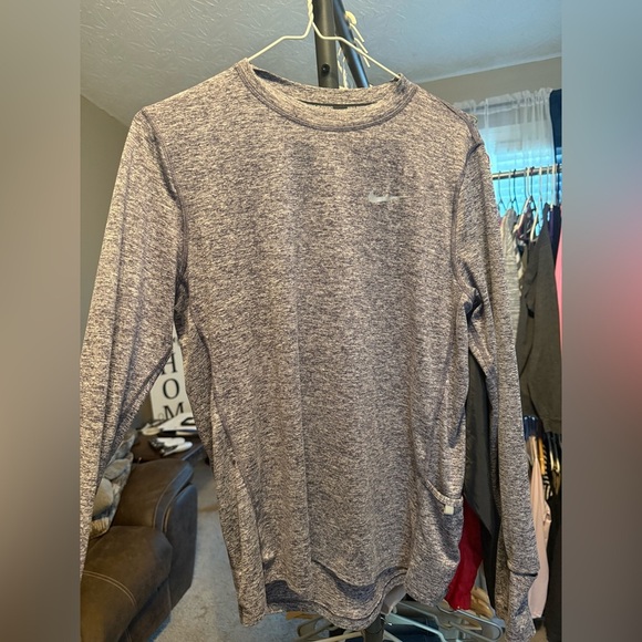 Nike Other - Men’s Nike Dri-FIT Element Running Top | Size Small | Heathered Gray